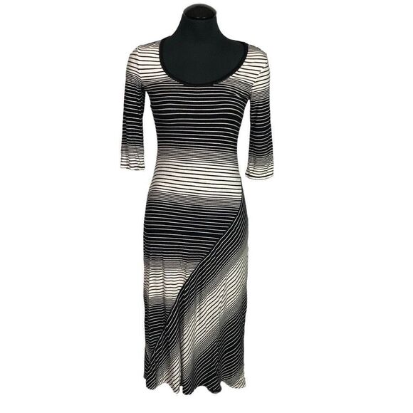 Max Studio Long Sleeve Stripe Maxi Dress - Women’s XS - Picture 1 of 7